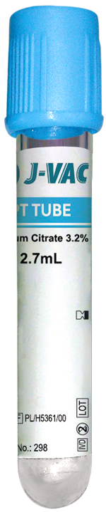 Nexgencare Limited Vacuum Blood Collection Tube (PT Tube) - 2.7ml