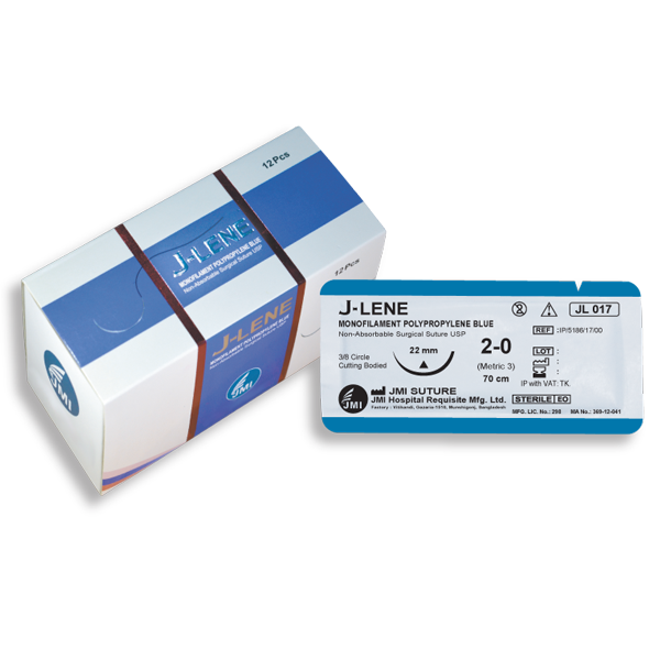 Nexgencare Limited Monofilament Polypropylene Blue Surgical Suture