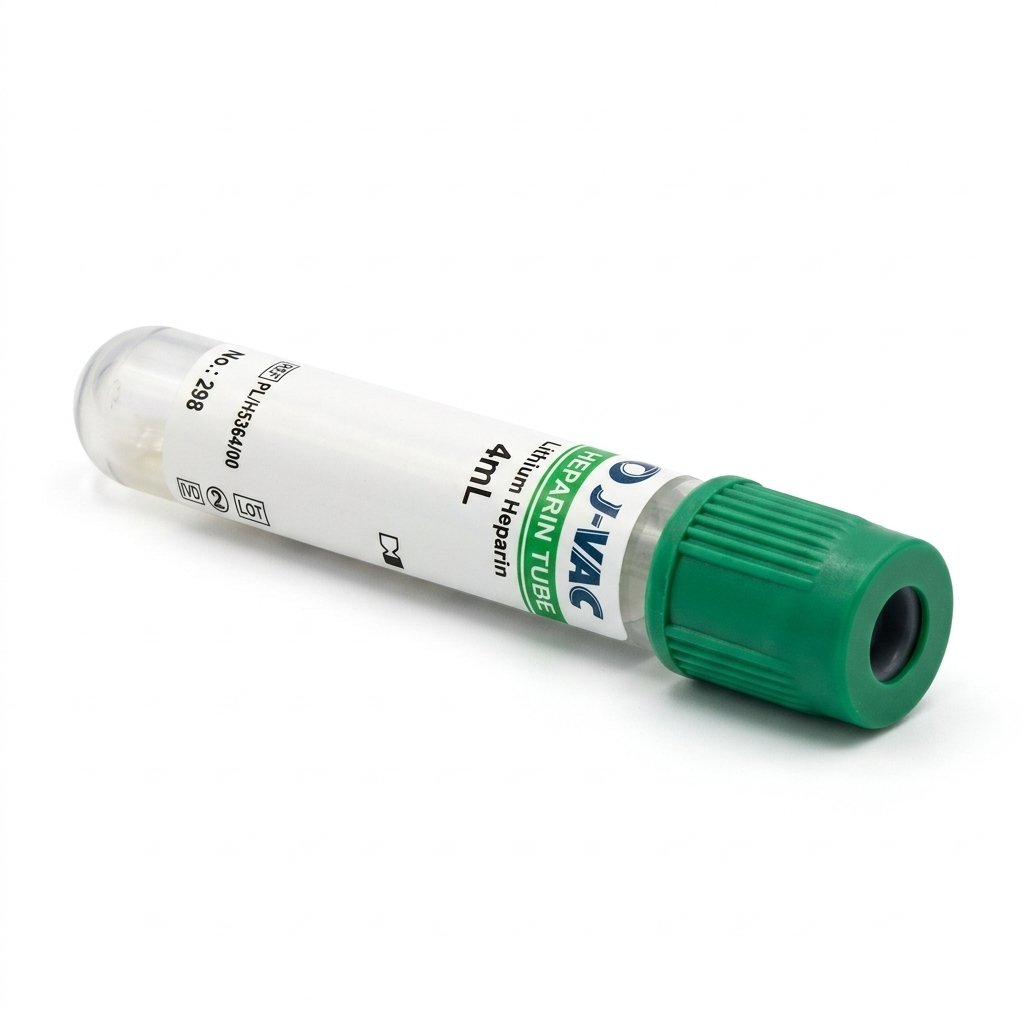 Vacuum Blood Collection Tube (Plasma Tube) - 4 ml